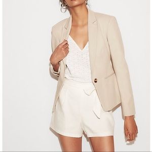 Express Notch Collar One Button Blazer